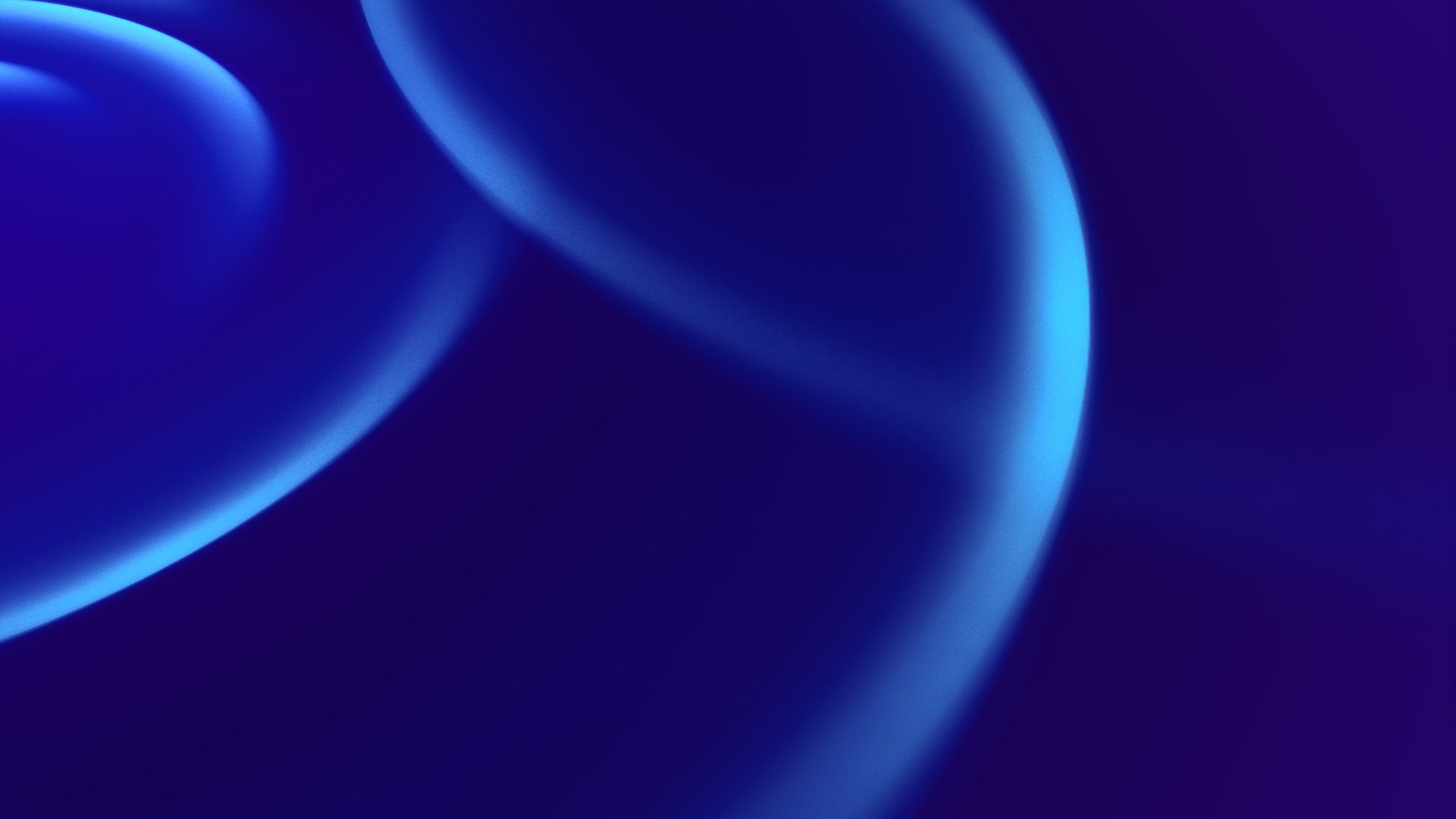 Abstract blue swirl with smooth curves and vibrant shades.