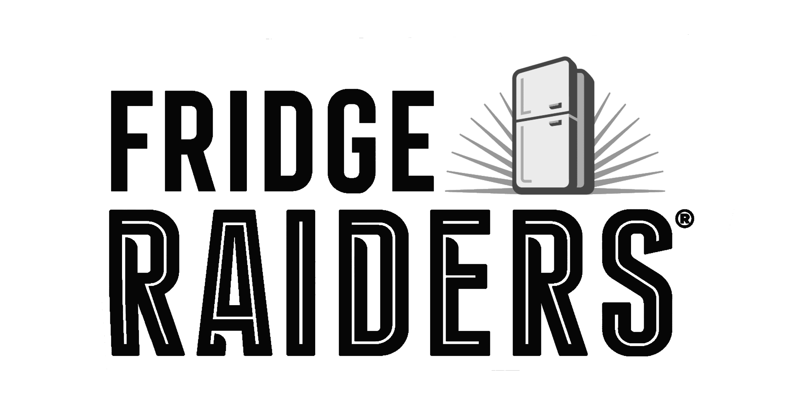 Logo of Jodie Lee Durkin's Fridge Raiders brand featuring a refrigerator icon.
